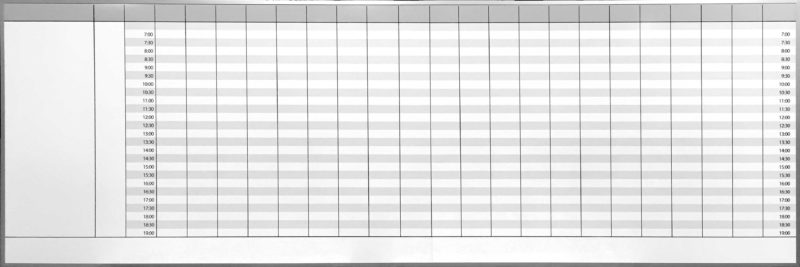 Patent Scheduling - Large magnetic 144&quot;w x 48&quot;h extra large custom printed whiteboard