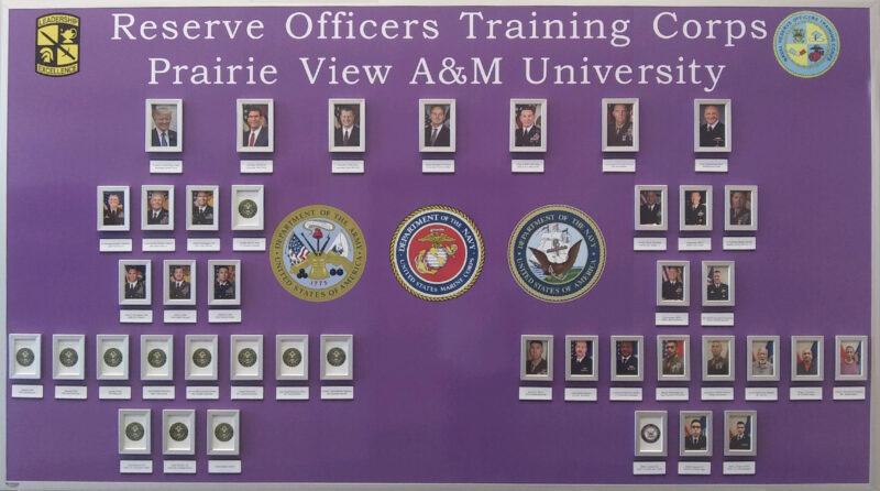 NROTC Command Board for Rice University 108&quot;W x 60&quot; H.