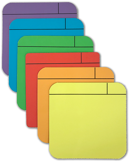 Flexible Dry Erase Note Squares