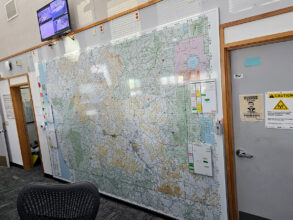 Rogue Valley Dispatch Map whiteboard Oversized