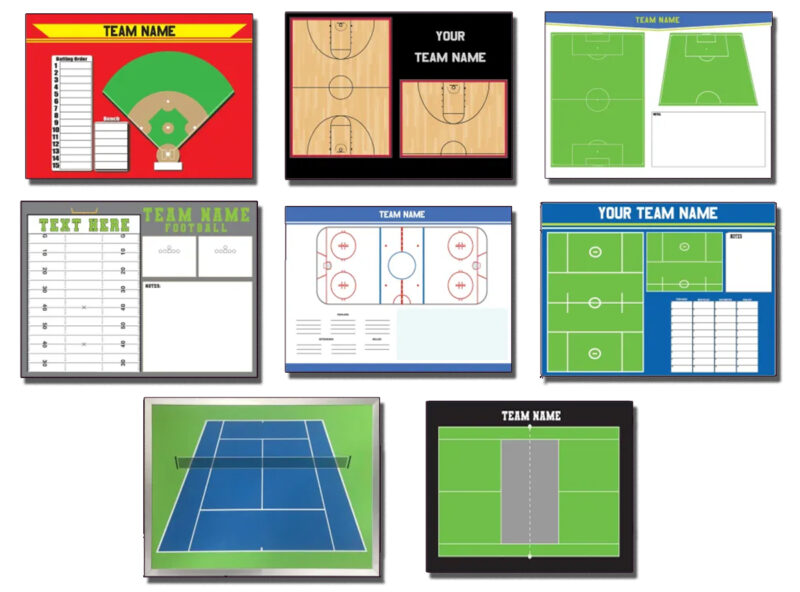 Sports Graphic Boards Pre-Printed